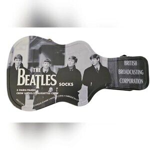 The Beatles Classic Black Socks in Guitar Case Collectable Tin